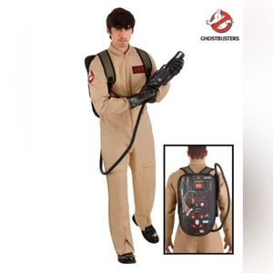 Men’s Ghostbusters costume and proton pack